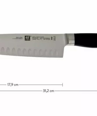 Zwilling 33608-181 Pure Santoku avec bosses