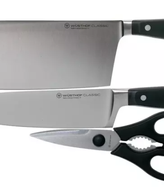 Ensemble de 3 couteaux Wüsthof Classic, 1120160203
