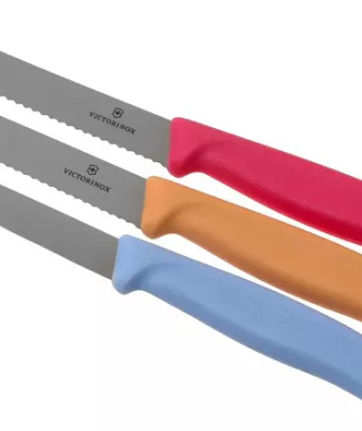 Victorinox SwissClassic 6.7116.34L1 Ensemble de 3 couteaux à légumes