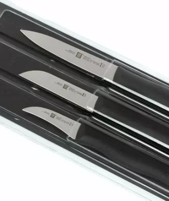 Ensemble de couteaux à éplucher Zwilling Twin Grip, 3 pièces, 38737-000