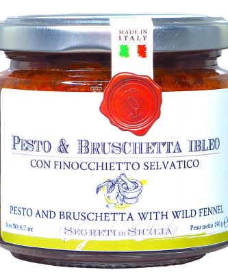 Pesto & Bruschetta Ibleo 190 g Verre - Cutrera