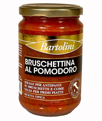 Bruschettina al Pomodoro 280 g Bruschetta aux tomates - Bartolini