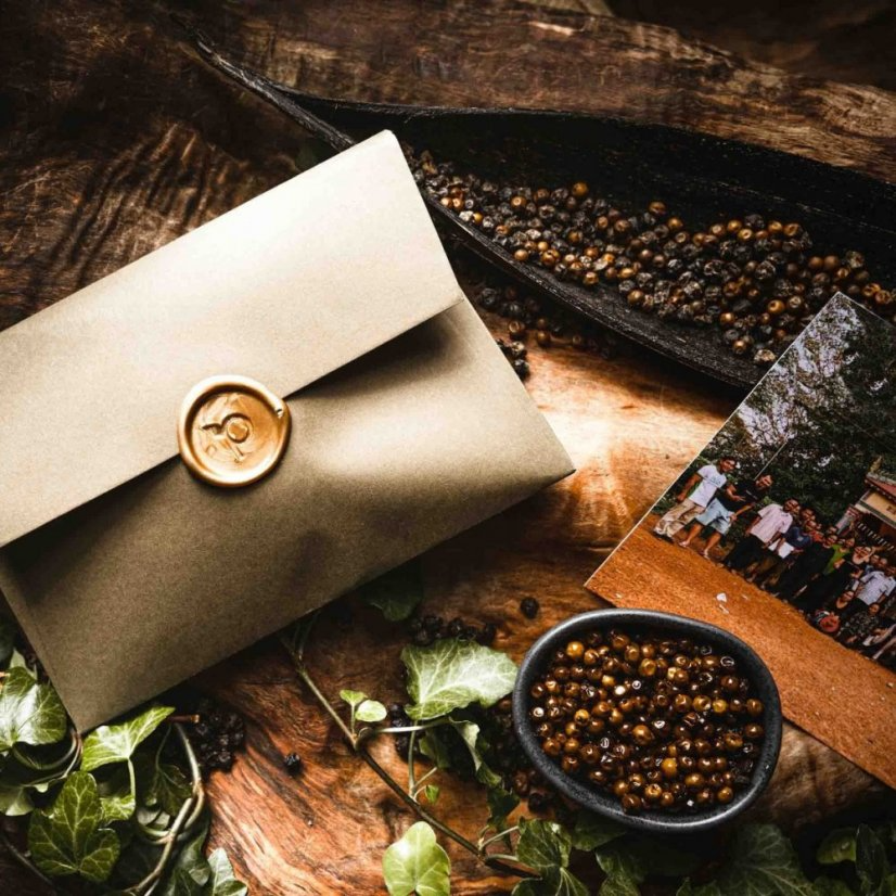 Poivre vert frais de Kampot en saumure de sel - Skleněná dóza: Sans pot en verre