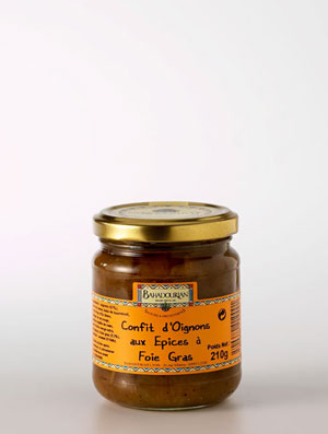 Confit d'Oignons aux Épices Idéal pour le Foie Gras