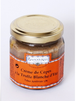 Crème de Cèpes à la Truffe Blanche d'Eté