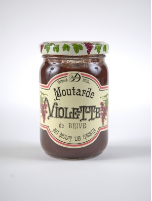Moutarde Violette de Brive au Moût de Raisin