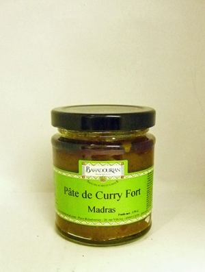 Pâte de Curry Fort de Madras