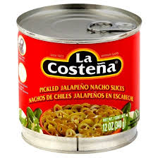 La CosteƱa Sliced Green Jalapeno Peppers - Short Dated