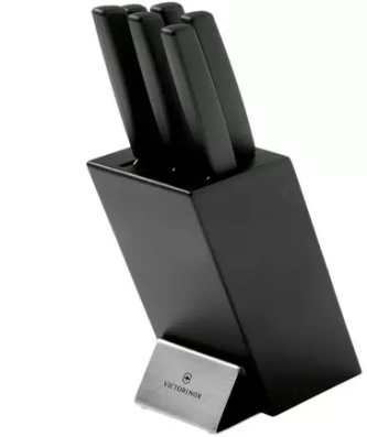 Victorinox Swiss Modern ensemble de 6 couteaux noir, 6.7186.63