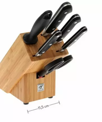 Zwilling 35621-004 Bloc à couteaux Professional S, 7 pièces