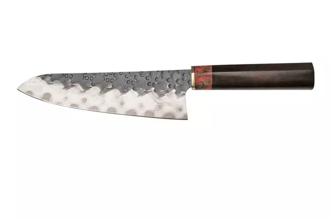 Xin Couverts XinCraft XC134 San Mai santoku bois de fer 18,5 cm