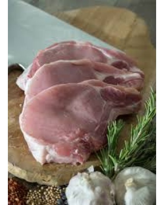 Côte de porc première bio 170g