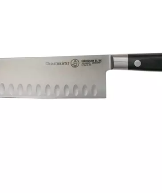 Messermeister Meridian Elite E-3610-7K santoku avec fossettes, 18 cm