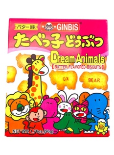 Ginbis Dream Animals Biscuits Butter Flavored