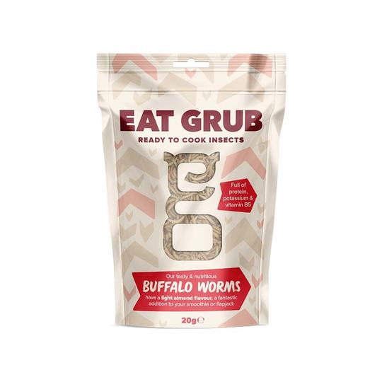 Edible Buffalo Worms 20g