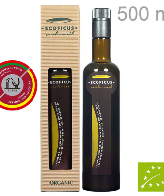 Huile d'olive extra vierge biologique ECOLIVEOIL en coffret cadeau 500 ml - Ecoficus