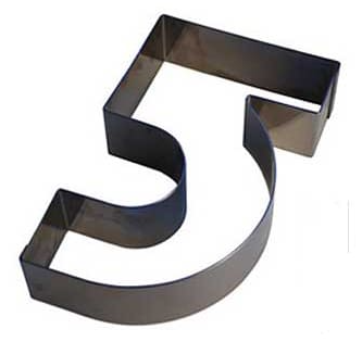 Emporte-pièce Chiffre N°2 inox