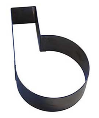 Emporte-pièce Chiffre N°6 inox