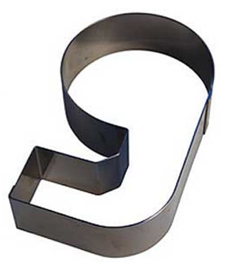 Emporte-pièce Chiffre N°9 inox