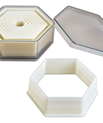 Emporte-pièce uni hexagonal