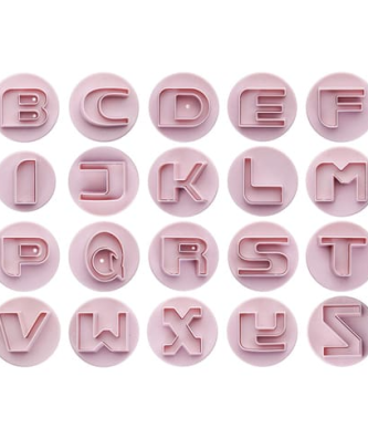 Emporte-pièces lettres