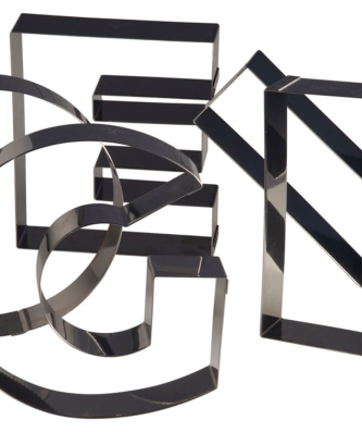 Emporte-pièce Lettre inox