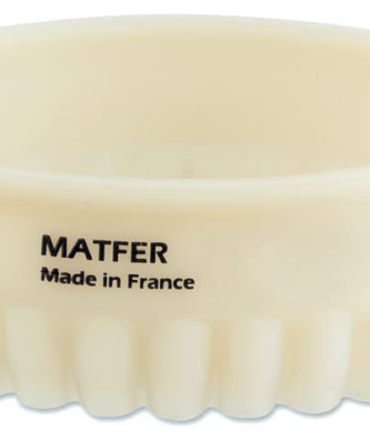 Emporte-pièce ovale cannelé