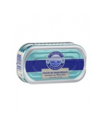FILETS DE MAQUEREAUX MARINÉS AU MUSCADET 118GR