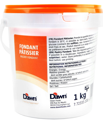 Fondant blanc pâtissier