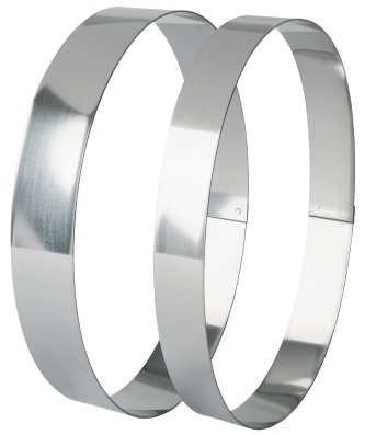 Ovale à entremets inox