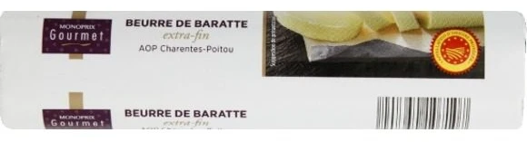 Beurre de baratte extra fin, AOP