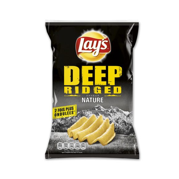Chips lay's deep ridged nature 120g