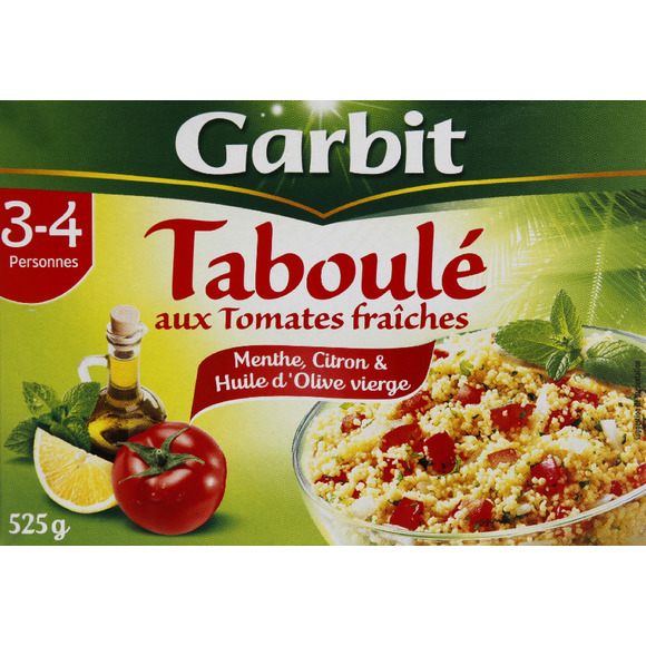 Taboulé aux dés de tomates fraîches, menthe, citron et huile d'olive vierge extra