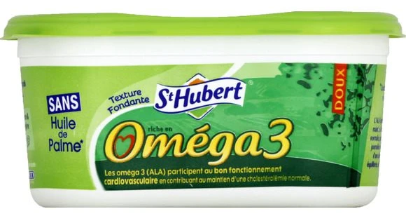 Margarine riche en Oméga 3 doux tartine et cuisson