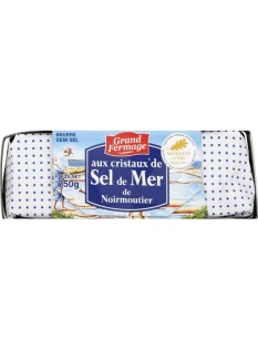 Beurre demi-sel, aux cristaux de sel de mer de Noirmoutier