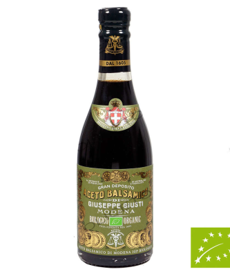 Giusti Bio-Denso 3 médailles d'or 250 ml 12 ans Aceto Balsamico di Modena IGP Champagnotta