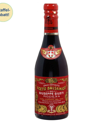 Giusti Denso 3 médailles d'or 250 ml 12 ans Aceto Balsamico di Modena IGP Champagnotta