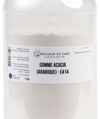 Gomme acacia (arabique) E414