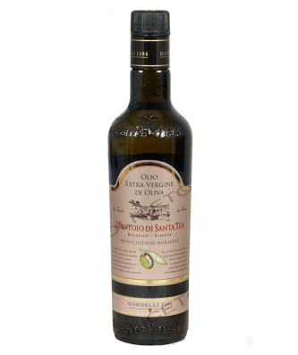 Huile d'olive bio Moraiolo monocultivar Frantoio di Santa Tea 500 ml - Gonnelli 1585