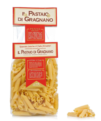 Penne Rigate IGP Nudeln aus Hartweizen 500 g Packung - iI Pastaio di Gragnano
