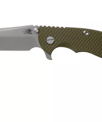 Rick Hinderer XM-18 3.5" Spanto 20CV, Working Finish, od green G10 couteau de poche