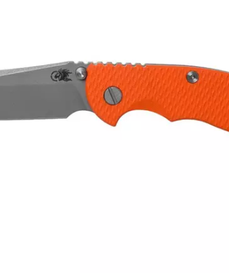 Rick Hinderer XM18 3,5" Non-Flipper Spearpoint Finition de travail, Orange G10