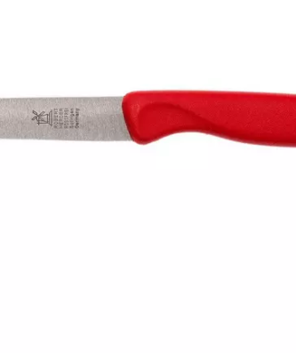 Robert Herder couteau à éplucher classique droit, rouge, 8,5 cm