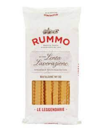 Mafaldine No. 80 Pâtes de Semoule de Blé Dur 500g Pack - Pasta Rummo