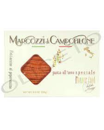 Fettuccine di Campofilone al Peperoncino e uovo Piment et œuf paquet de 250 g - Marcozzi