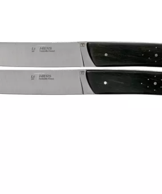 Fontenille Pataud Le Thiers set de 2 couteaux à steak bois d'ébène, TR2TE