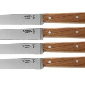 Opinel T001515, set de couteaux à steak, Esprit Sud, bois d'olivier