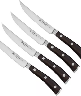 Ensemble de 4 couteaux à steak Wüsthof Ikon, 1070560402