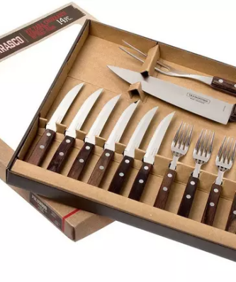 Ensemble de barbecue Tramontina Churrasco 14 pièces, 21199-989