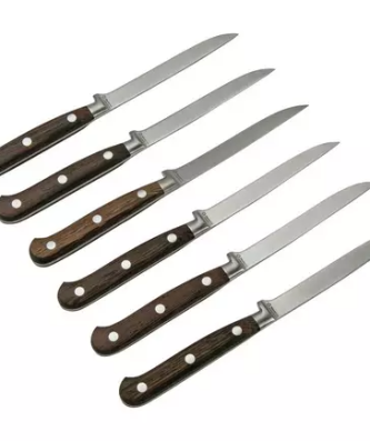 Maserin Apollo Wengé 2411-WE ensemble de 6 couteaux à steak